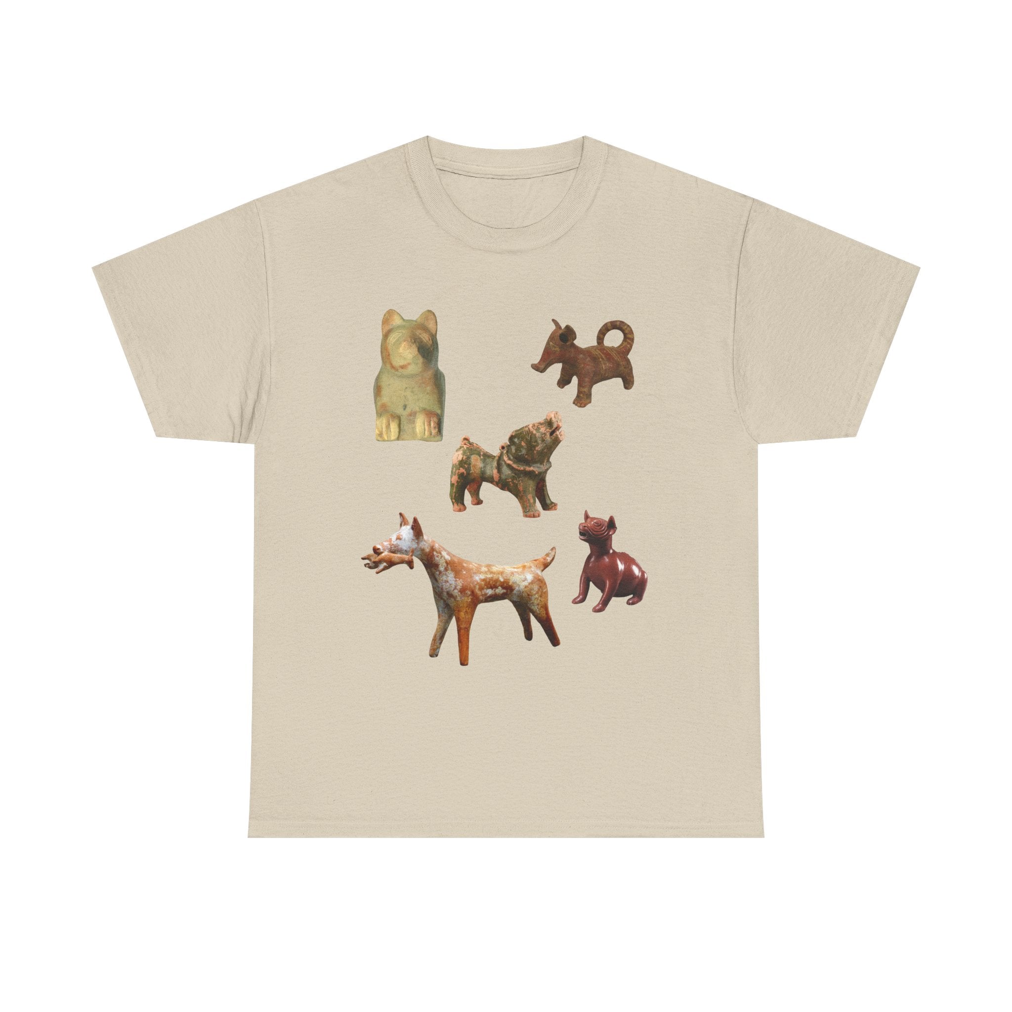 "Dog Statue Party" Unisex Heavy Cotton Tee