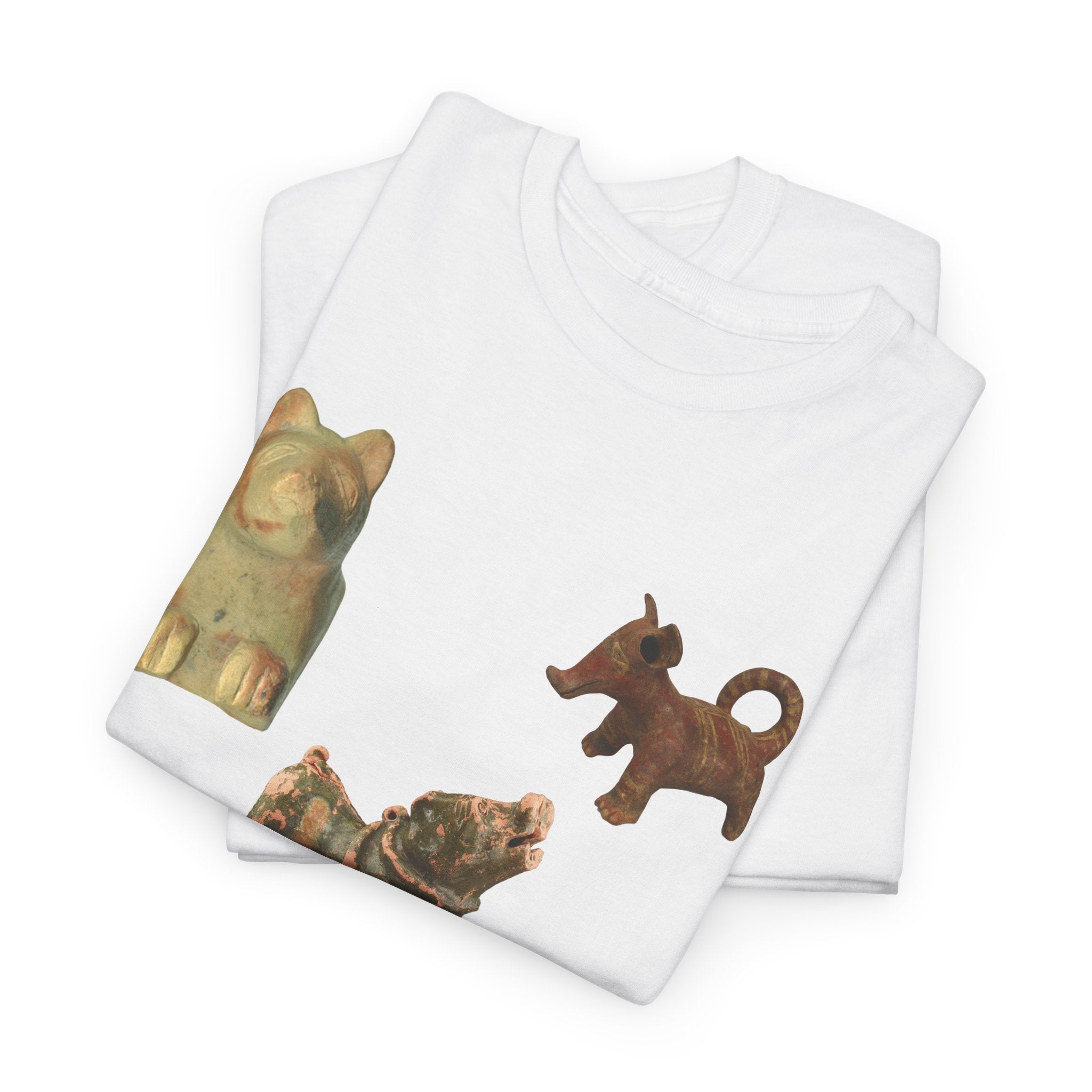 "Dog Statue Party" Unisex Heavy Cotton Tee