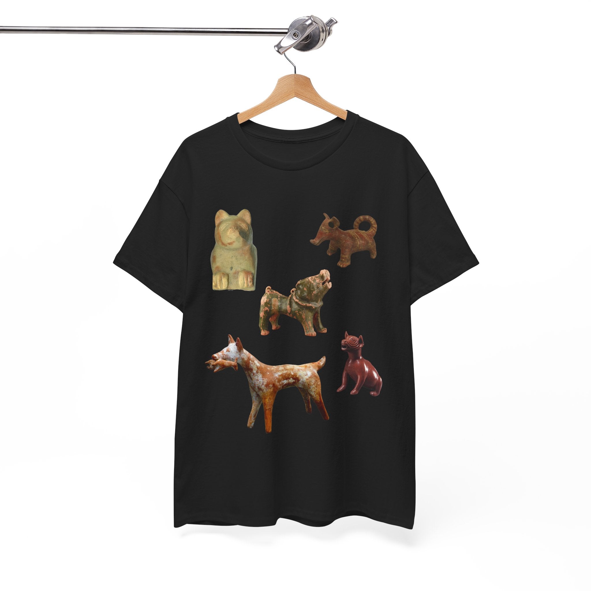 "Dog Statue Party" Unisex Heavy Cotton Tee