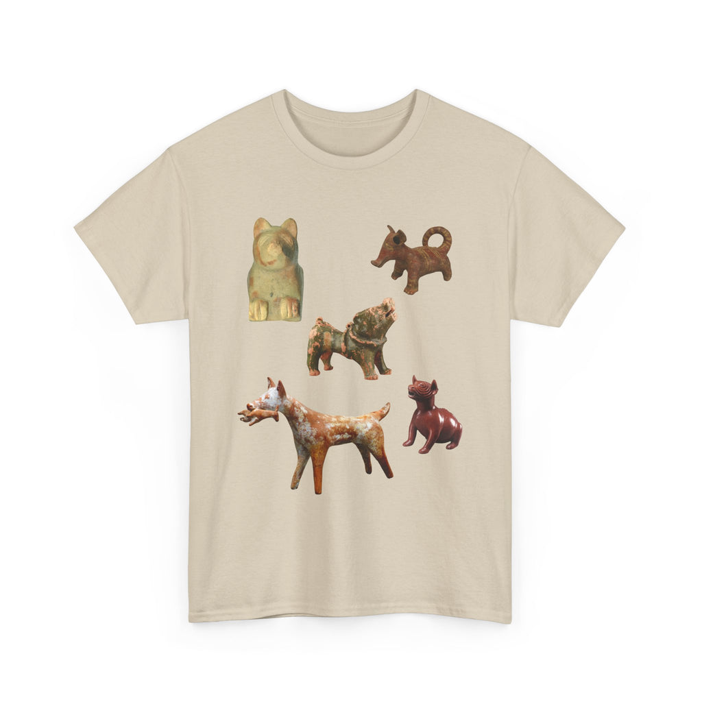 "Dog Statue Party" Unisex Heavy Cotton Tee