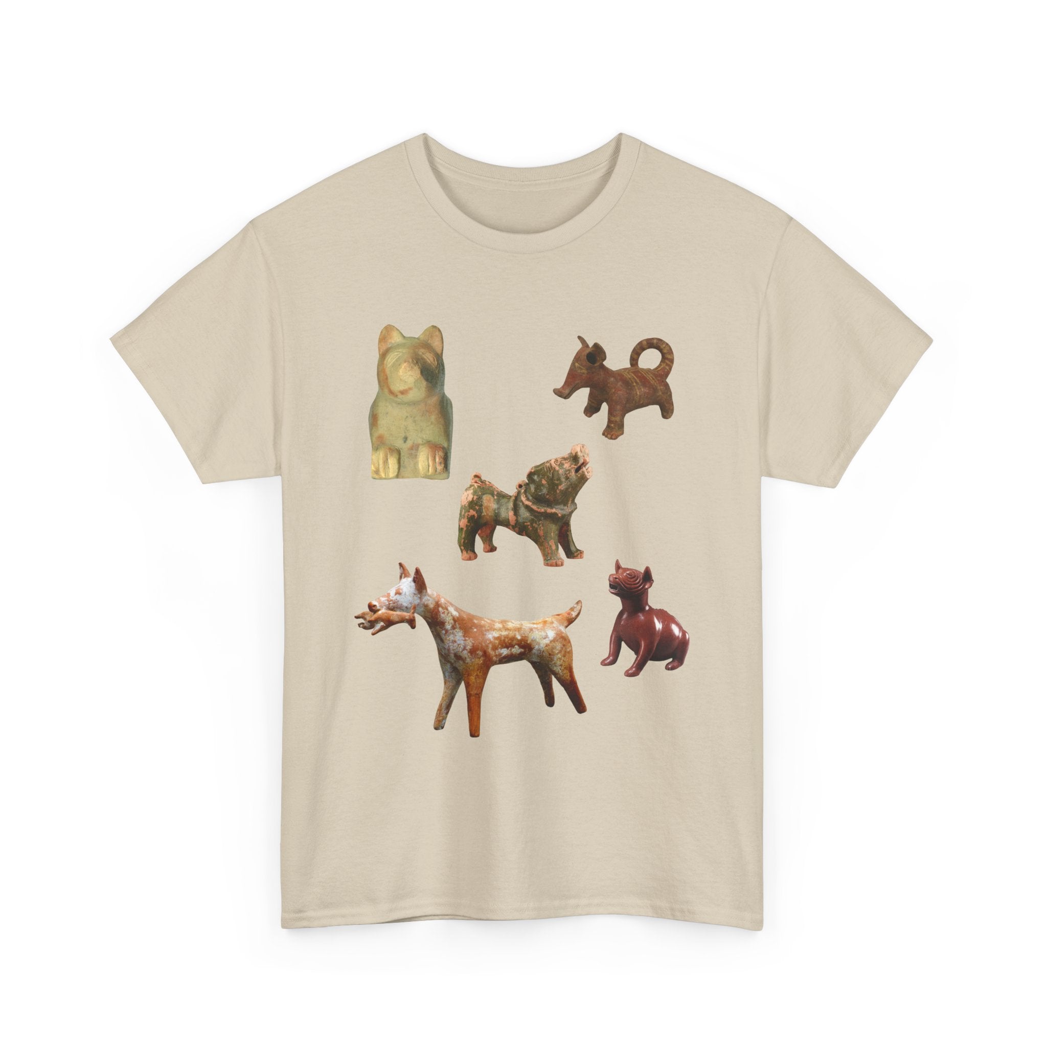 "Dog Statue Party" Unisex Heavy Cotton Tee