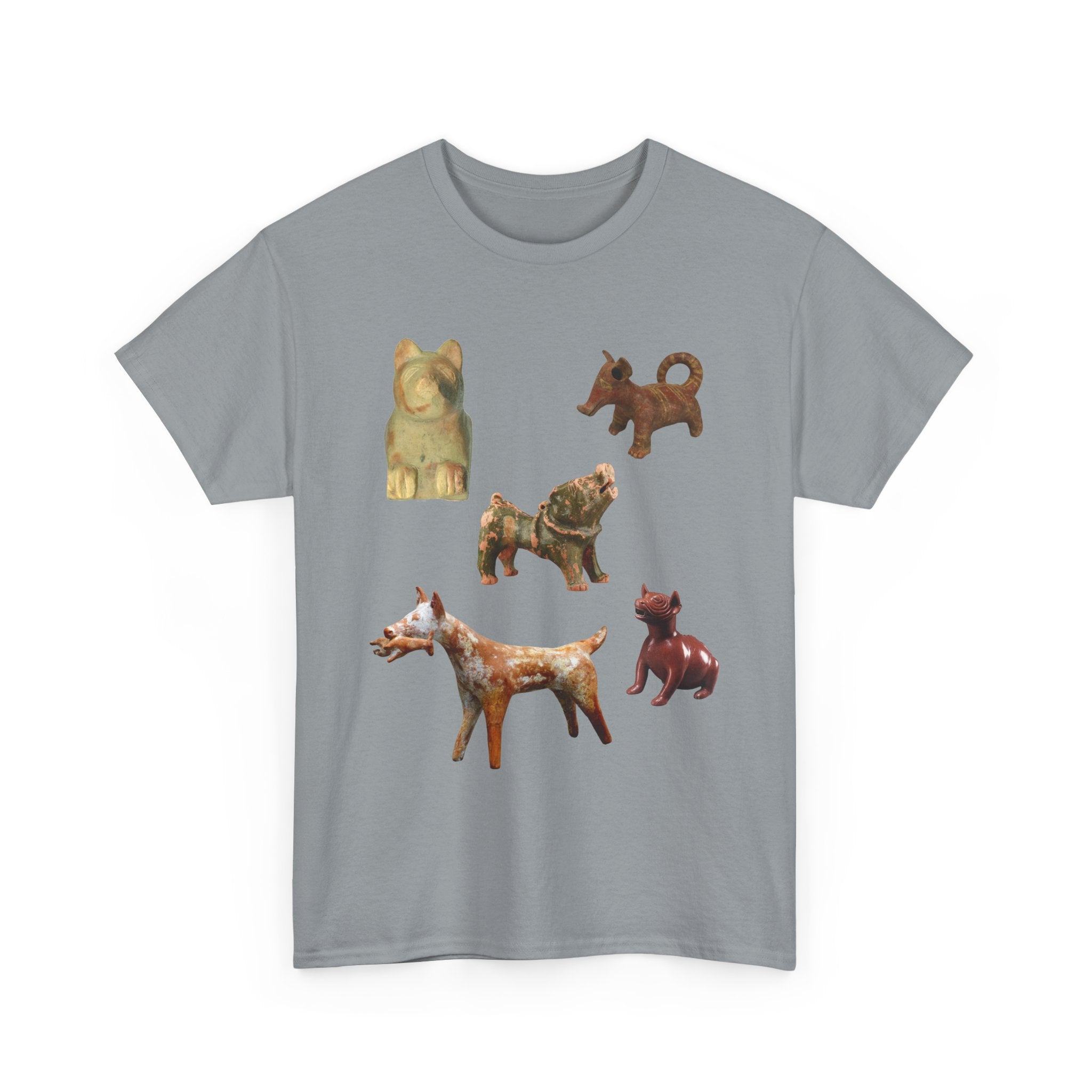 "Dog Statue Party" Unisex Heavy Cotton Tee