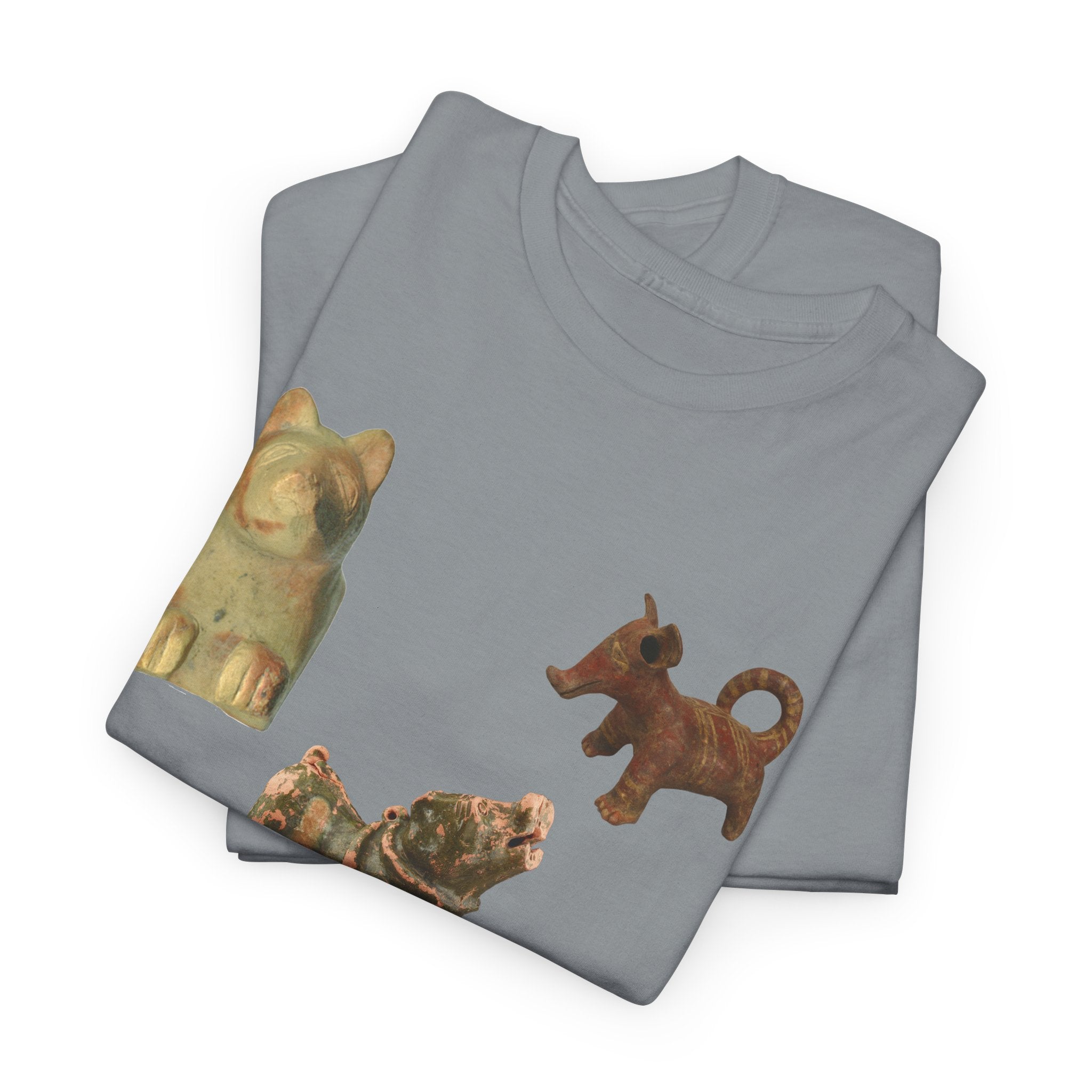 "Dog Statue Party" Unisex Heavy Cotton Tee