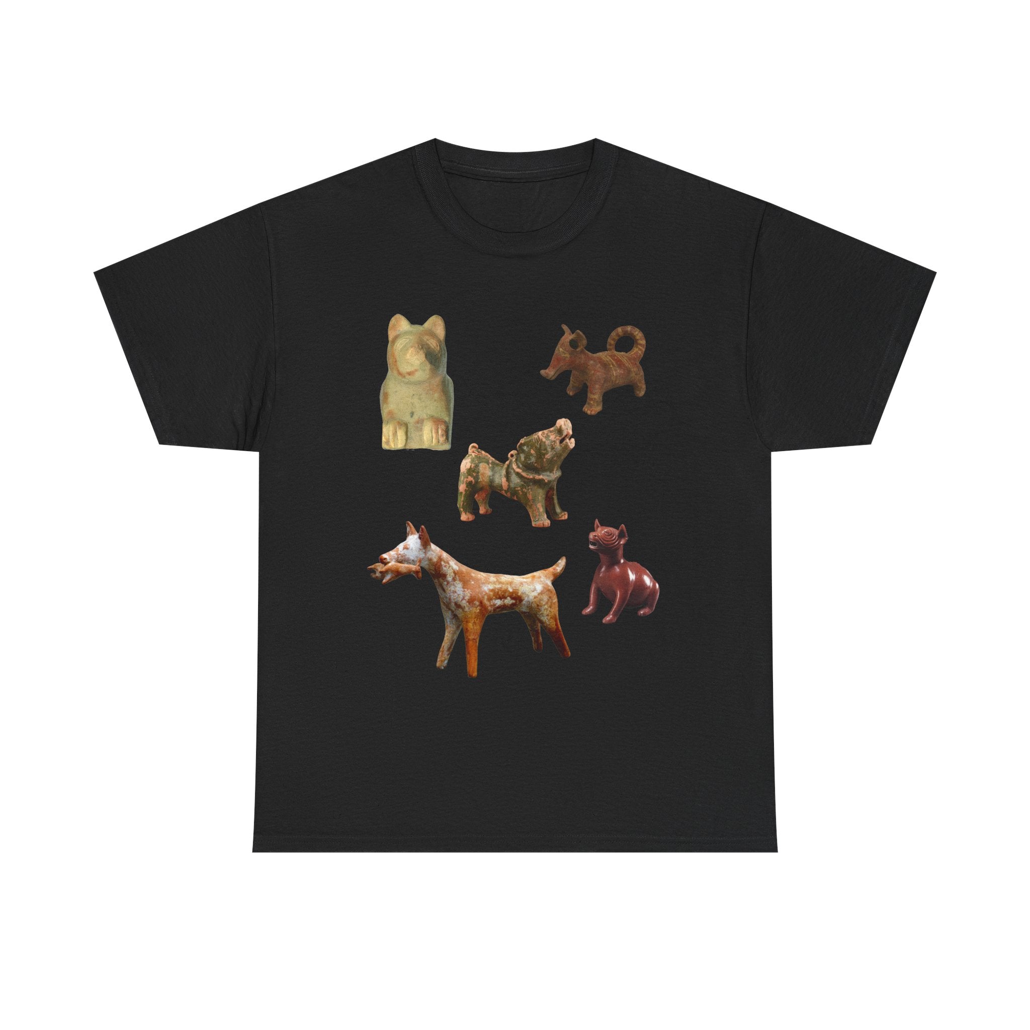 "Dog Statue Party" Unisex Heavy Cotton Tee