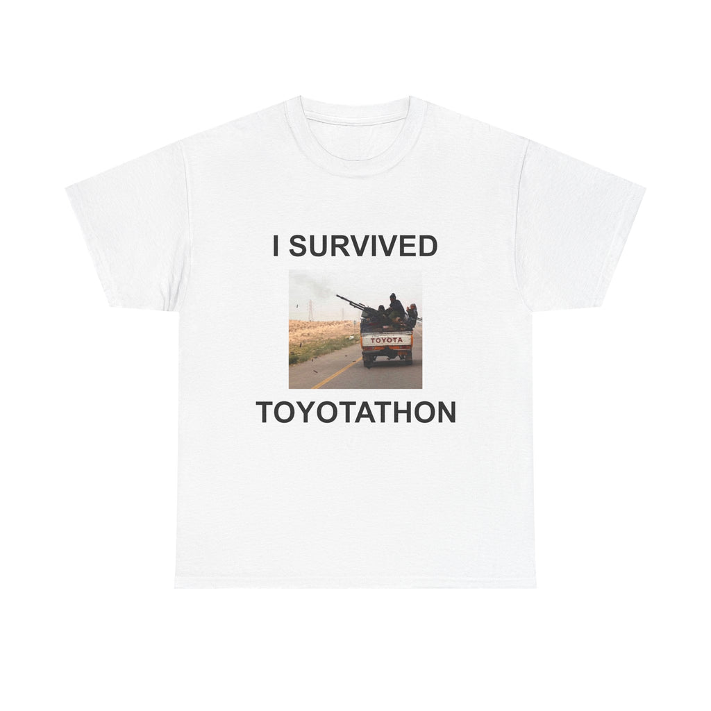 "I Survived" Unisex Heavy Cotton Tee
