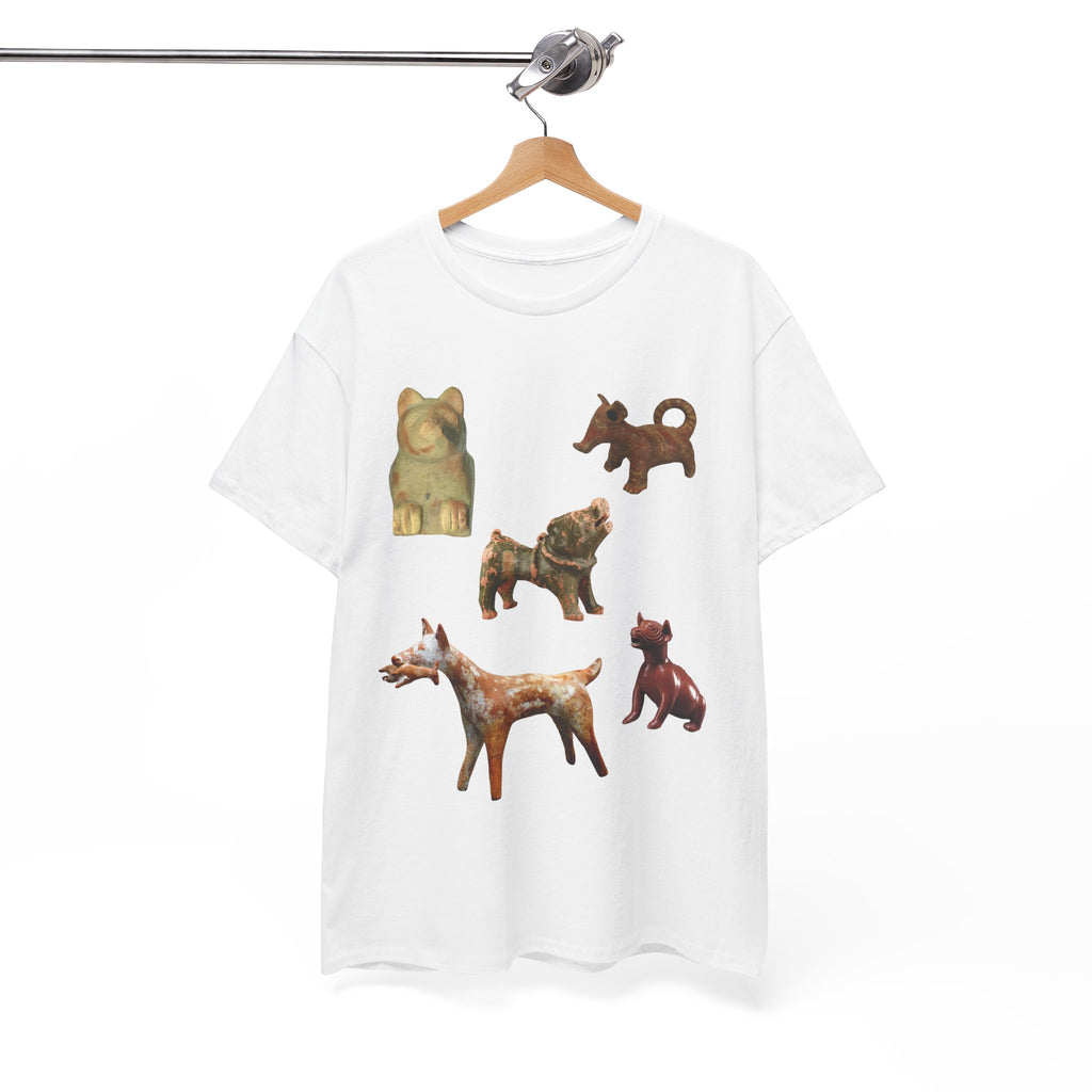 "Dog Statue Party" Unisex Heavy Cotton Tee