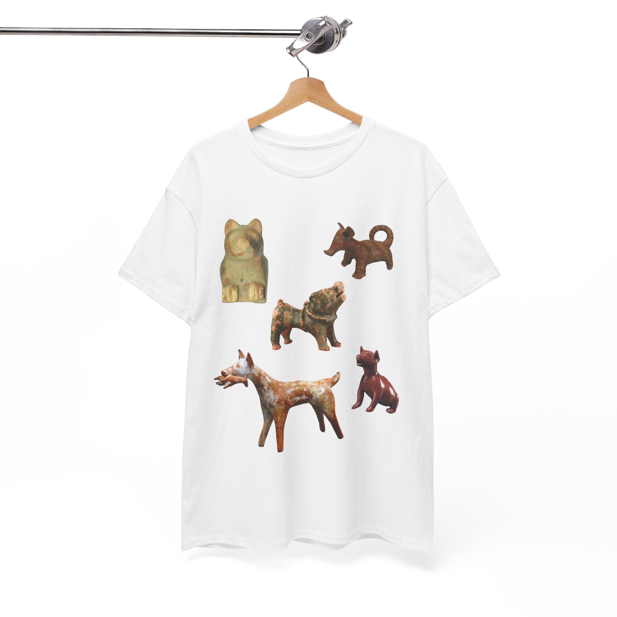 "Dog Statue Party" Unisex Heavy Cotton Tee