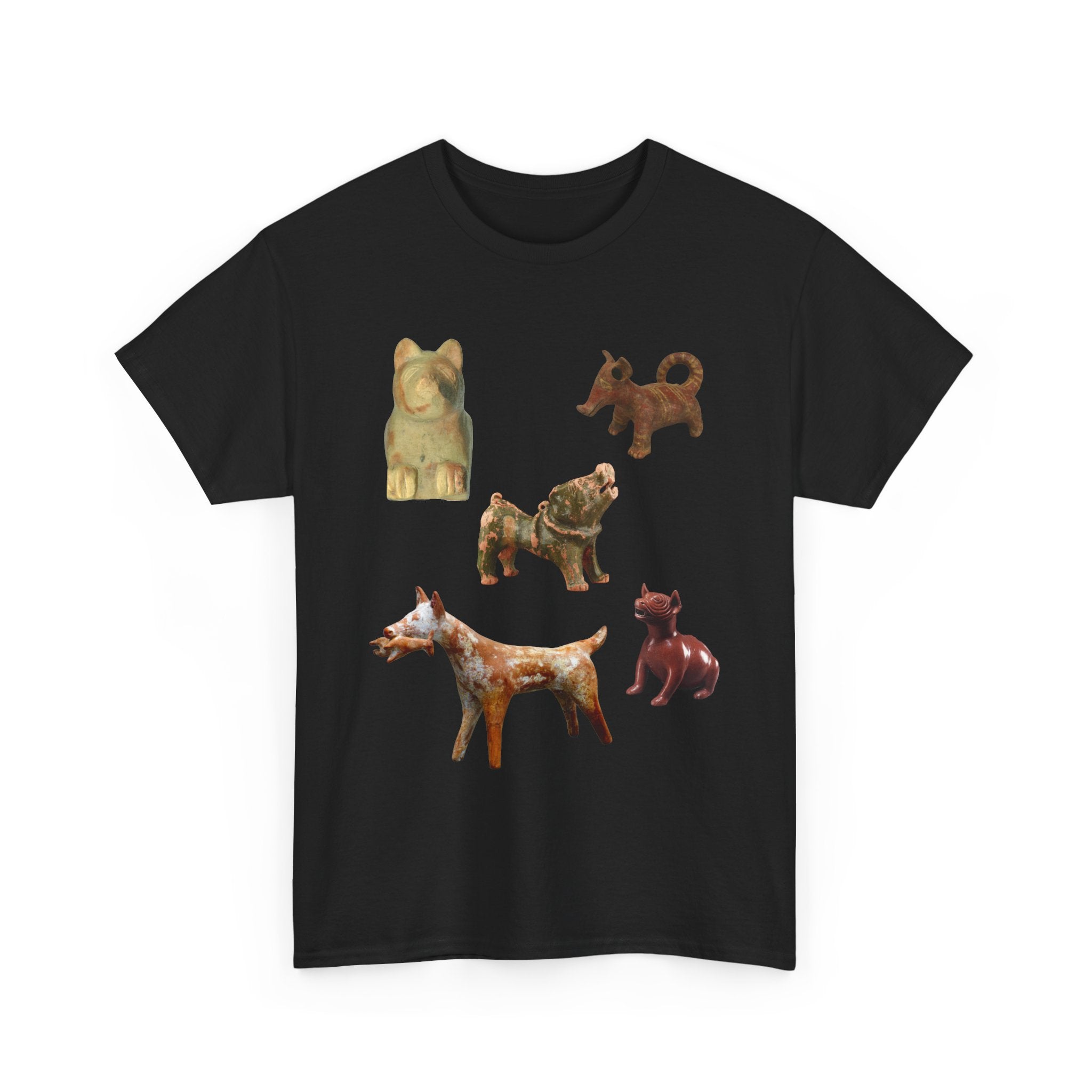 "Dog Statue Party" Unisex Heavy Cotton Tee
