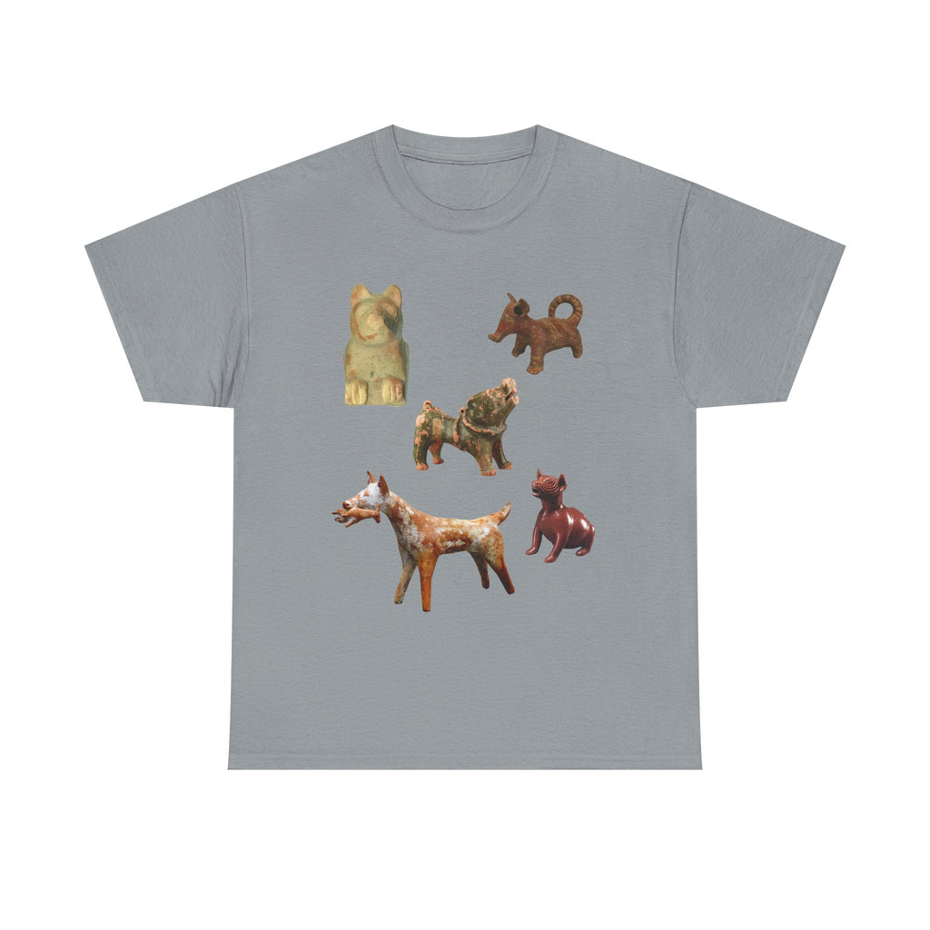 "Dog Statue Party" Unisex Heavy Cotton Tee