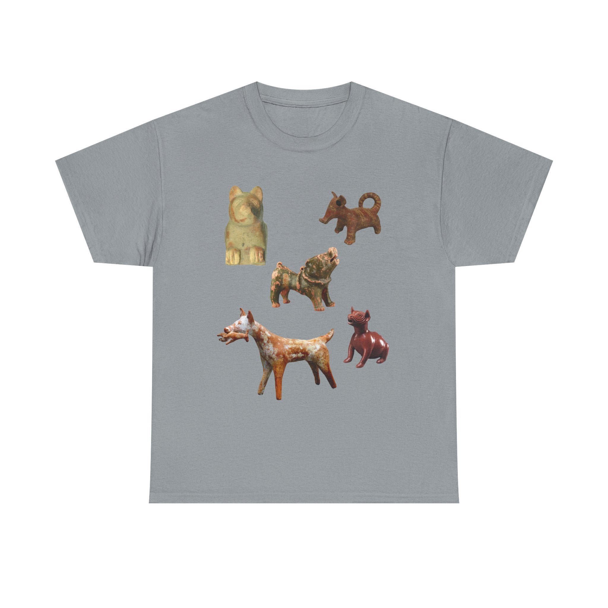 "Dog Statue Party" Unisex Heavy Cotton Tee