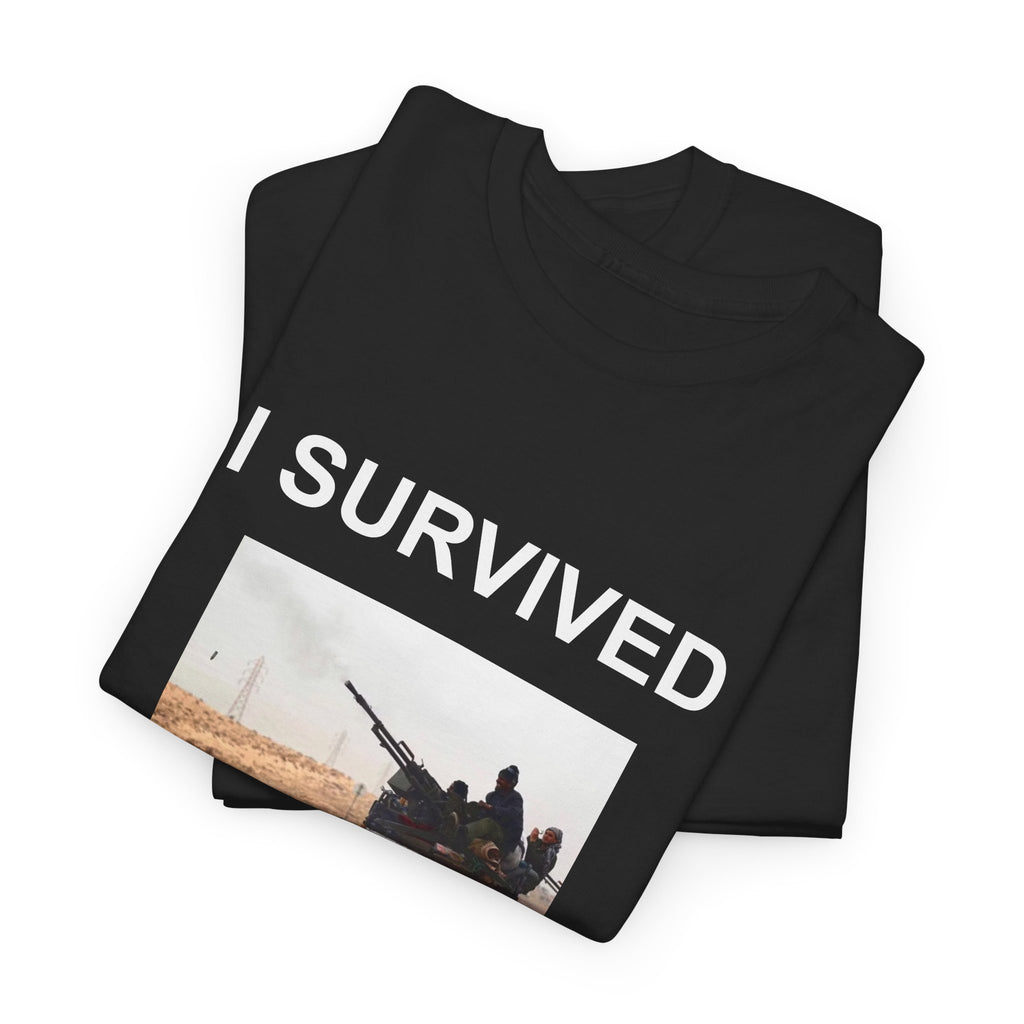 "I Survived" Unisex Heavy Cotton Tee