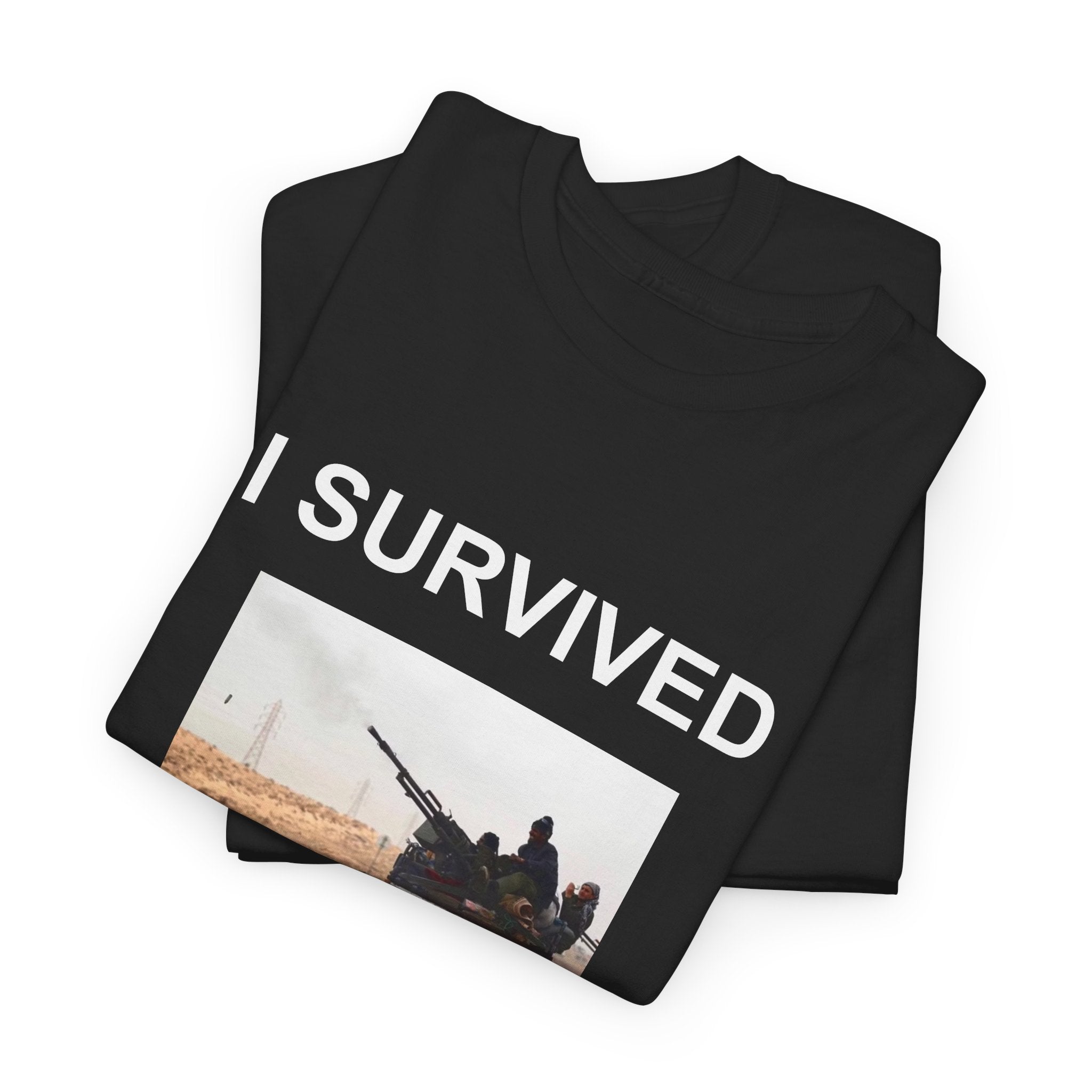 "I Survived" Unisex Heavy Cotton Tee