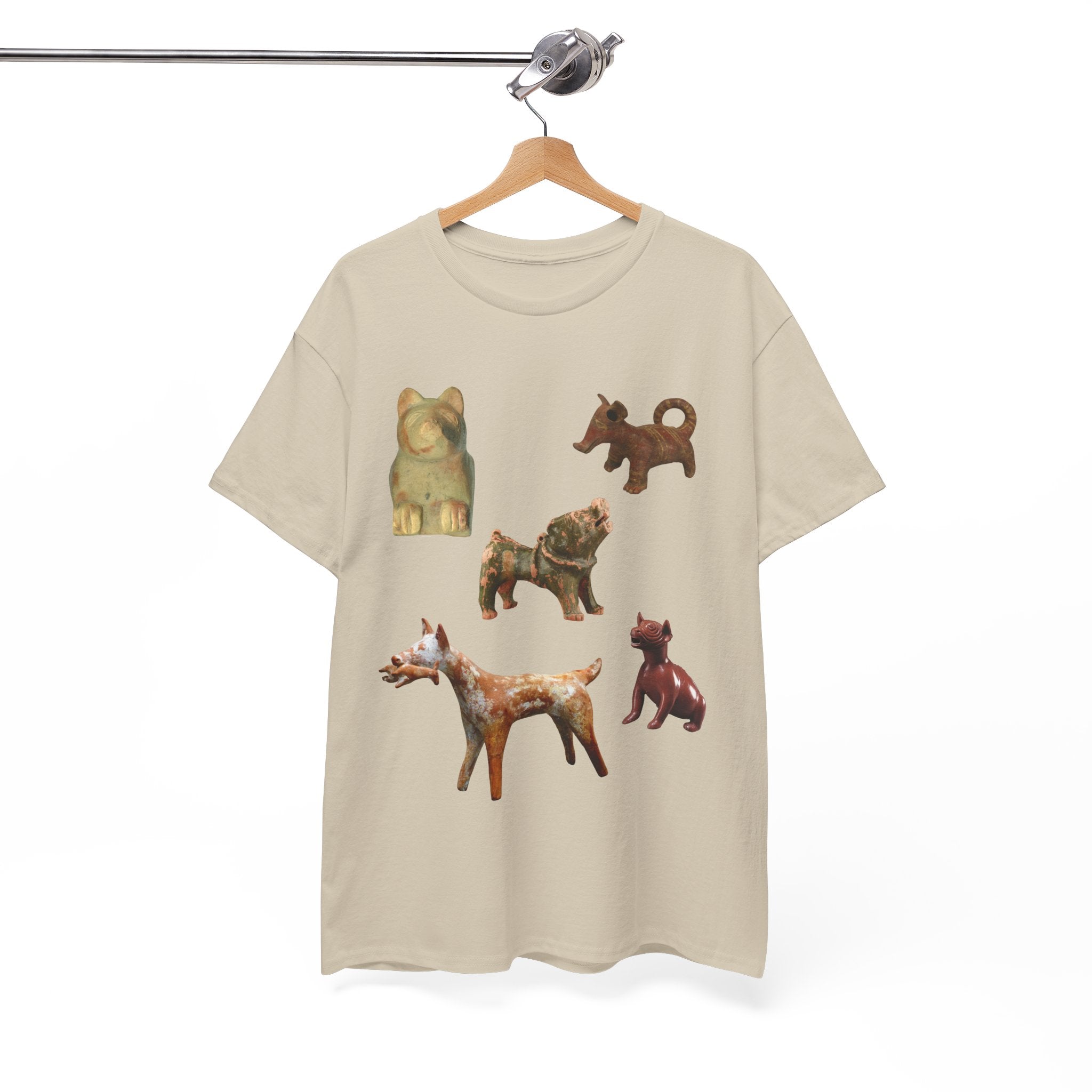 "Dog Statue Party" Unisex Heavy Cotton Tee
