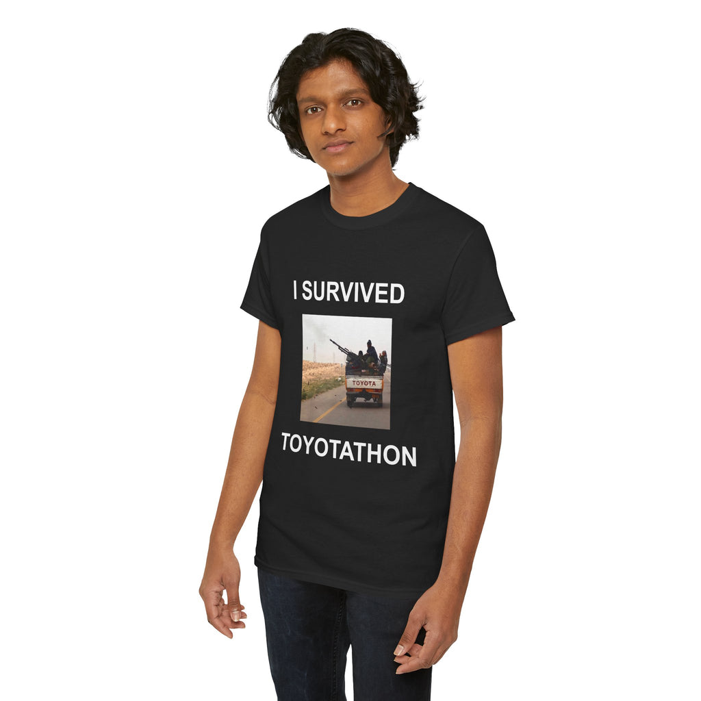"I Survived" Unisex Heavy Cotton Tee