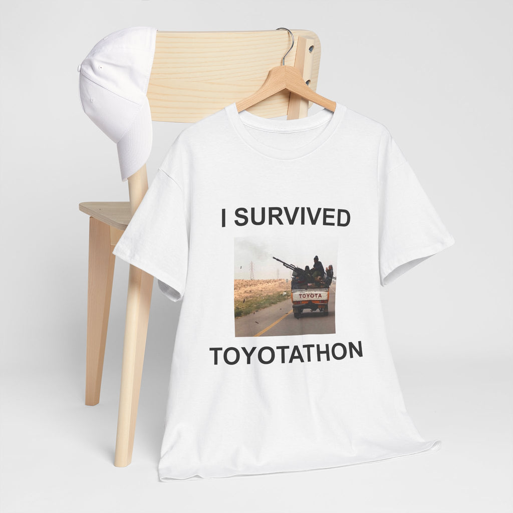 "I Survived" Unisex Heavy Cotton Tee