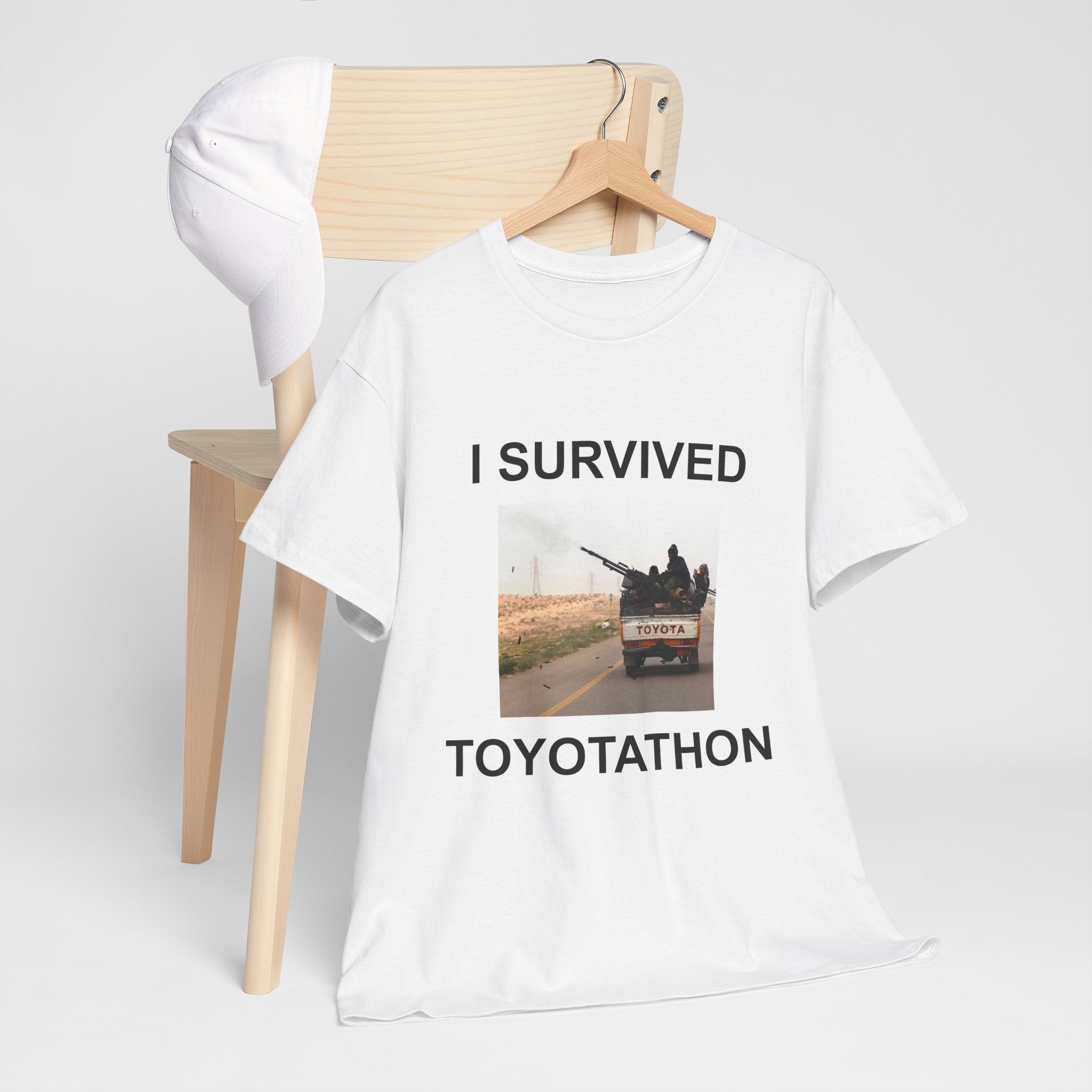 "I Survived" Unisex Heavy Cotton Tee