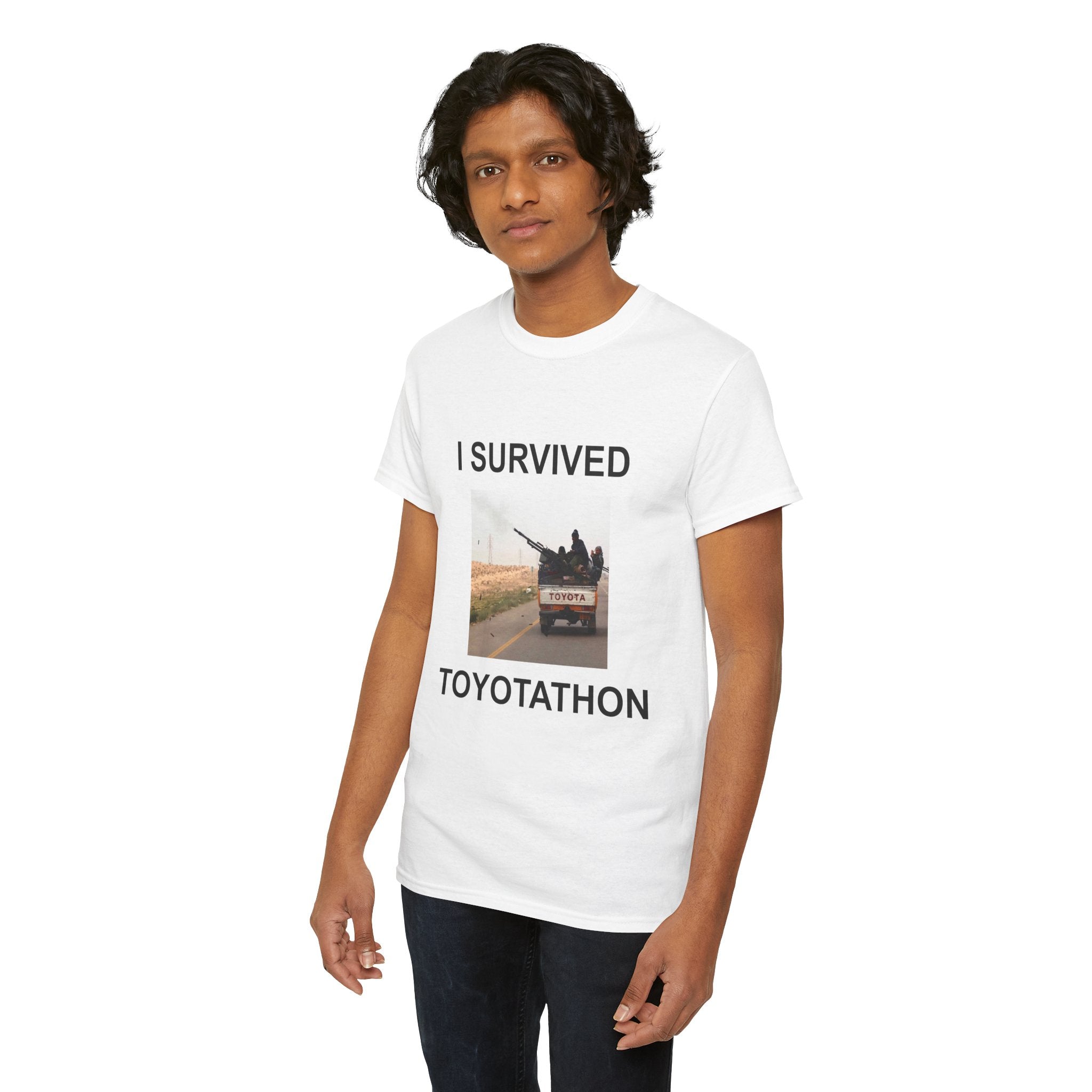 "I Survived" Unisex Heavy Cotton Tee